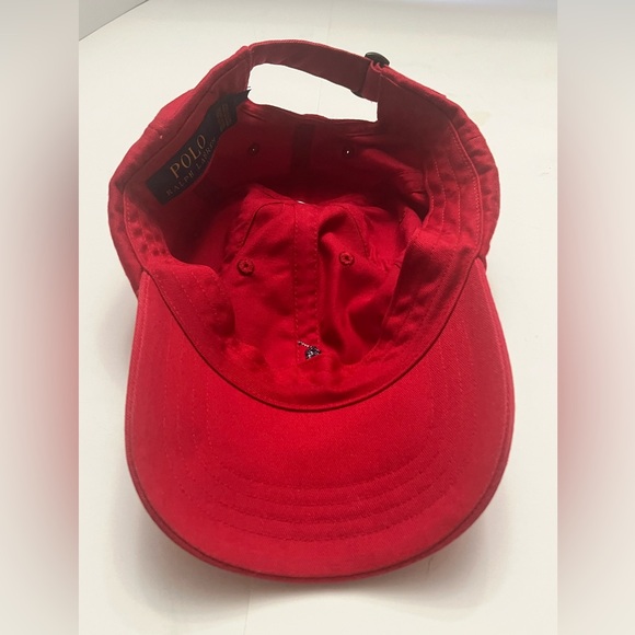 Polo by Ralph Lauren Red and Blue Hat Classic Style w/adjustable strap - Picture 4 of 8